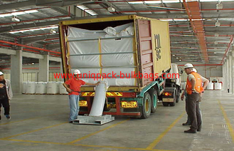 China 20ft PP tecidos secam o forro do recipiente de maioria para a resina do PE, a carga fácil e o descarregamento fornecedor