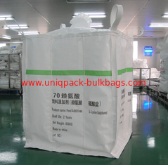 China O tipo líquido tonelada PP do saco do defletor de A 1 aumenta saco para empacotar o sulfato da L-Lisina dos produtos químicos fornecedor